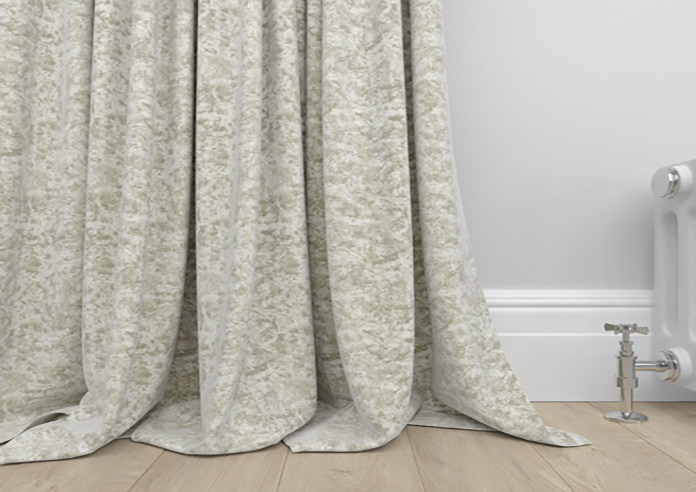 Crushed Velvet, Ivory - Made to Measure Curtains - Image 6